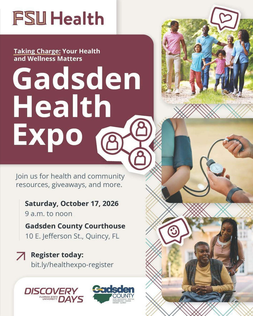 Flyer for Gadsden Health Expo